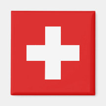 Aimant de drapeau de la Suisse