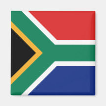 Aimant de drapeau de l'Afrique du Sud