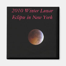 Aimant de l'éclipse 2010 lunaire