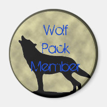 Aimant de membre de meute de loups
