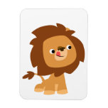 Aimant flexible de lion avide mignon de bande dess magnets