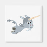 Aimant mignon de licorne de bande dessinée pressé magnets
