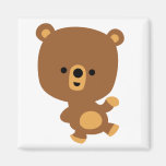 Aimant mignon d'ours de "bon Vibe" de bande dessin magnets
