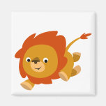Aimant rapide mignon de lion de bande dessinée magnets