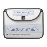 Ainsi ce qui ? (Bouton de Facebook) Poche Pour Macbook Pro