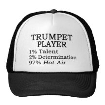 Air chaud de trompettiste casquette de camionneur