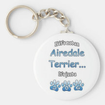 Airedale Terrier Keychain Schlüsselband