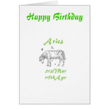 AIRES GREETING CARD