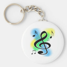 Airs de musique porte-clefs
