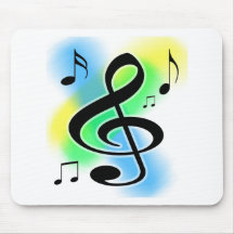 Airs de musique tapis de souris