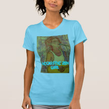 Akustisches Zen-Mädchen T-shirt
