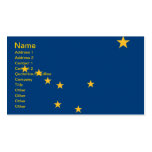 ALASKA-Staats-Flagge Visitenkarten