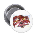 Alaskische Rauch-Lachse Anstecknadelbutton