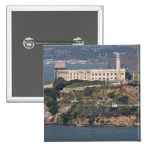 Alcatraz Insel 2 Anstecknadelbutton