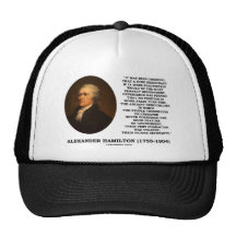 Alexander Hamilton-Demokratie-Erfahrungs-Tyrannei Cap