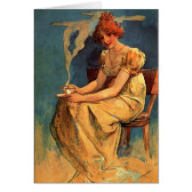 Alfons Mucha 3 Grußkarten