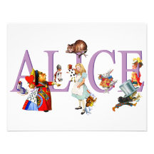 ALICE IM WUNDERLAND U. FREUNDE INDIVIDUELLE ANKÜNDIGUNGEN