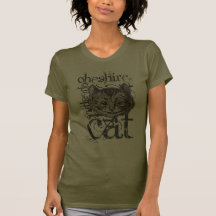 Alice In Wonderland Cheshire Cat Grunge (Single) T Shirts