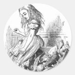 Alices Abenteuer im Märchenland-Aufkleber