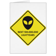 Aliens Grußkarte