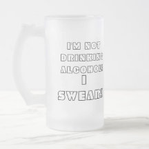 Alkoholischer schuldiger Becher Teetassen