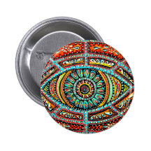 Alles sehende Auge Anstecknadelbutton
