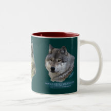 Alpha grauer Wolf-Sammlung Teehaferl