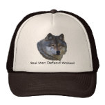 Alpha grauer Wolf-Tier-Anhänger-Hut Baseball Caps