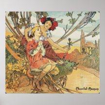 Alphonse Mucha. Chocolat Masson/Mexicain, 1897 Posterdrucke