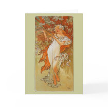 Alphonse Mucha - Kunst Nouveau - Frühling