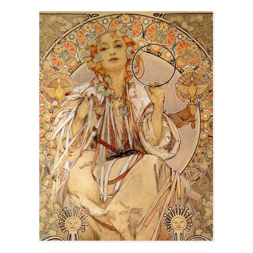 Alphonse Mucha - Slavia Postkarten