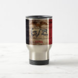 Alte hölzerne Iowa-Flagge; Tee Haferl