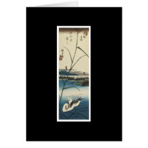 Alte japanische Kunst-Karte