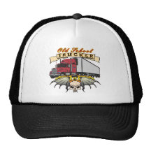 Alte Schul-LKW-Fahrer Caps
