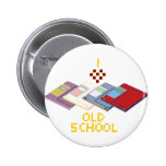alte Schuldiskette Buttons