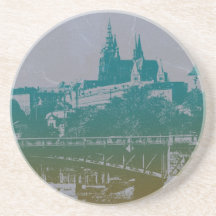 Altes Stadtprags schloss Bierdeckel