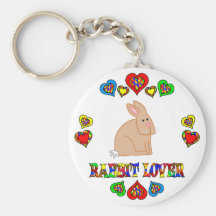 Amant de lapin porte-clés