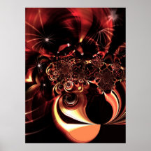 Ambiance d'affiche d'art abstrait