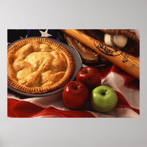 "Américain DayPoster de la mère comme tarte aux po