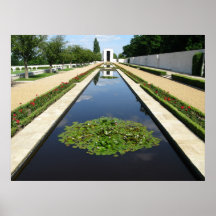 Amerikanischer Friedhof, Cambridge, England Plakate