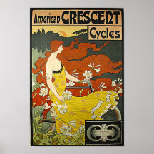 Amerikanisches Crescent-1899 Posterdrucke
