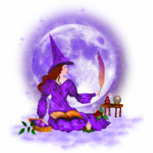 Amethyst Hexe-Foto-Skulptur Photo Statue