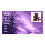 Amethyst Himmel-Visitenkarten