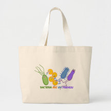 Amis bactériens sac en toile