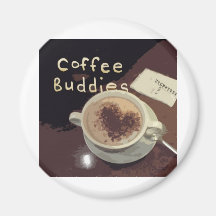 amis de café magnets