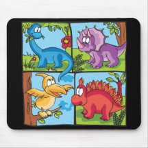 Amis de Dino Tapis De Souris