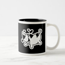 Amour de chiot tasse à café