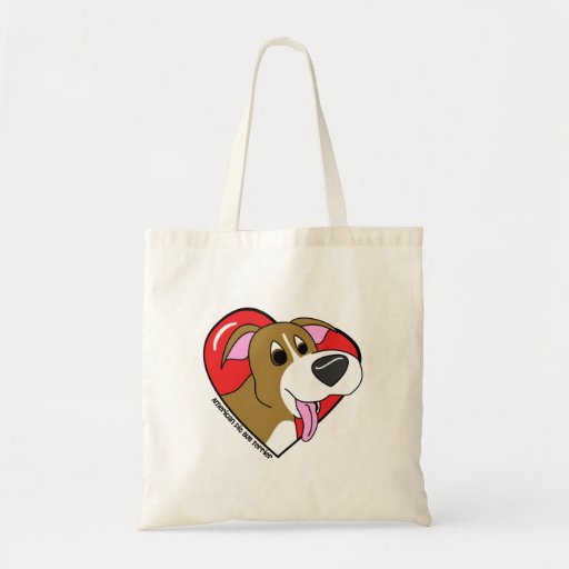 Amour de la bande dessinée I mon pitbull Sacs Fourre-tout