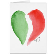 Amour italien cartes de vœux