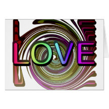 Amour Trippy Cartes De Vœux